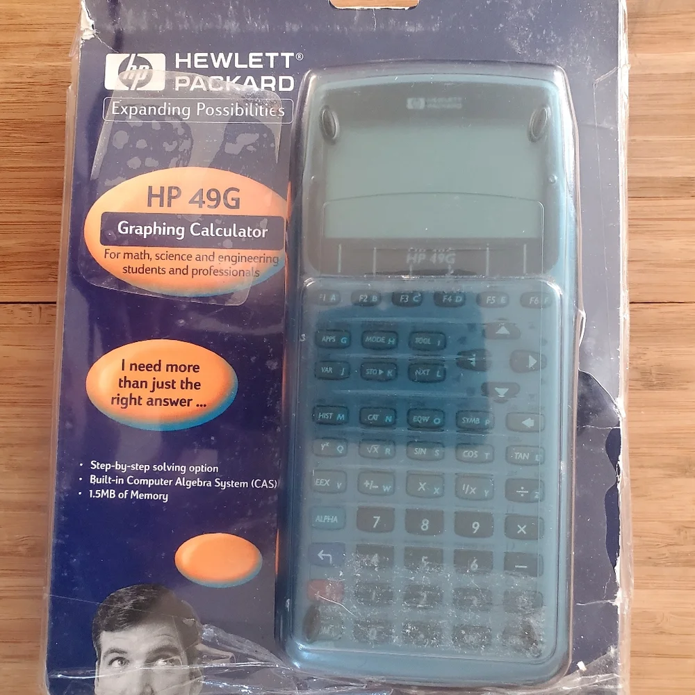 HP49G Scientific Graphing Calculator Original Packaging